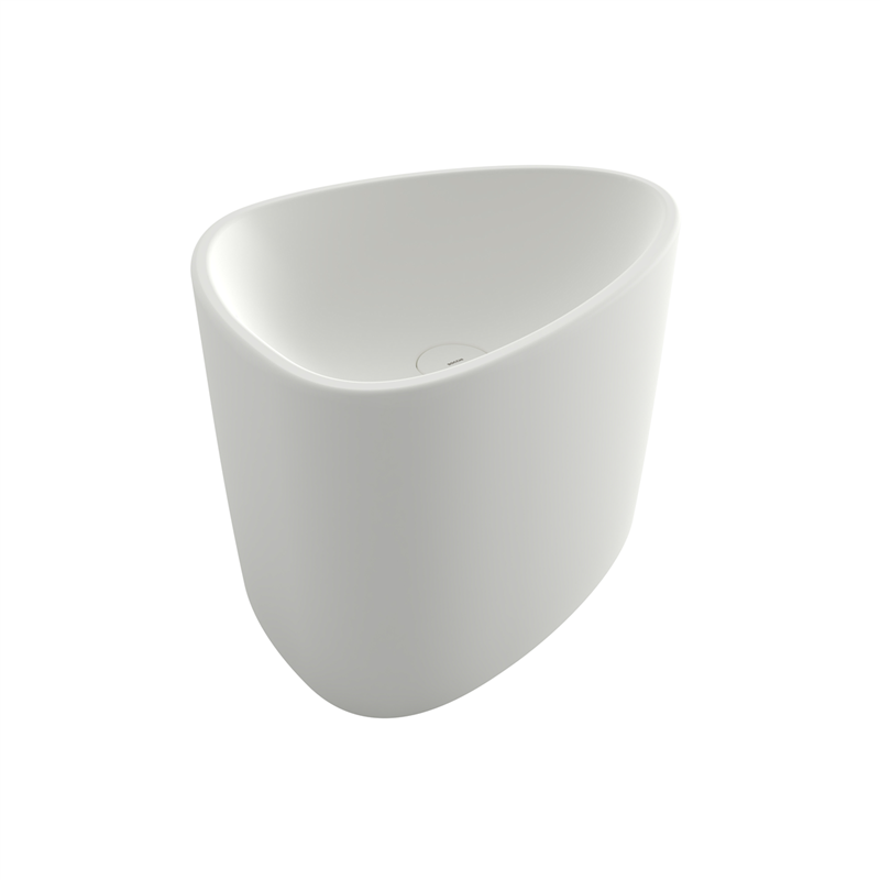 Bocchi Etna 58 cm Tezgah Üstü Monoblok Lavabo Mat Beyaz - Bocchi (1)