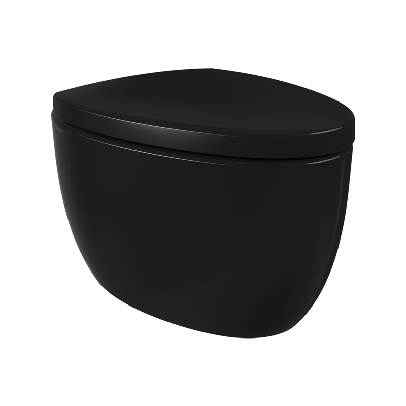 Bocchi Etna Asma Klozet Parlak Siyah (Klozet Kapağı Hariçtir) - Bocchi (1)