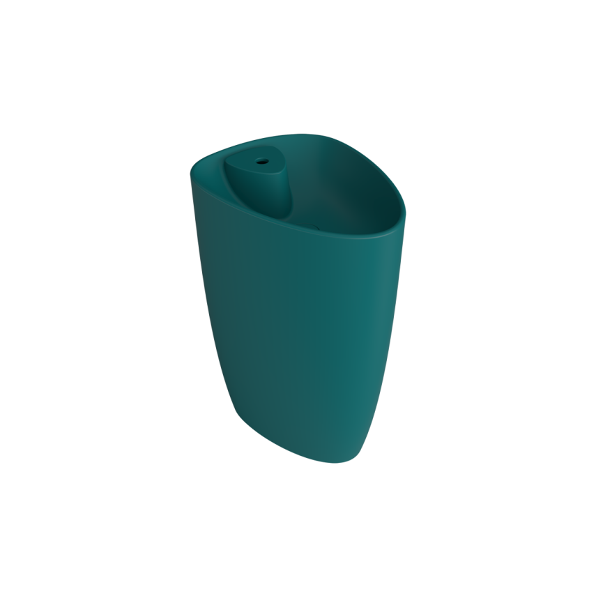 Bocchi Etna Monoblok Lavabo 58 cm Batarya Banklı Mat Petrol Mavisi - Bocchi