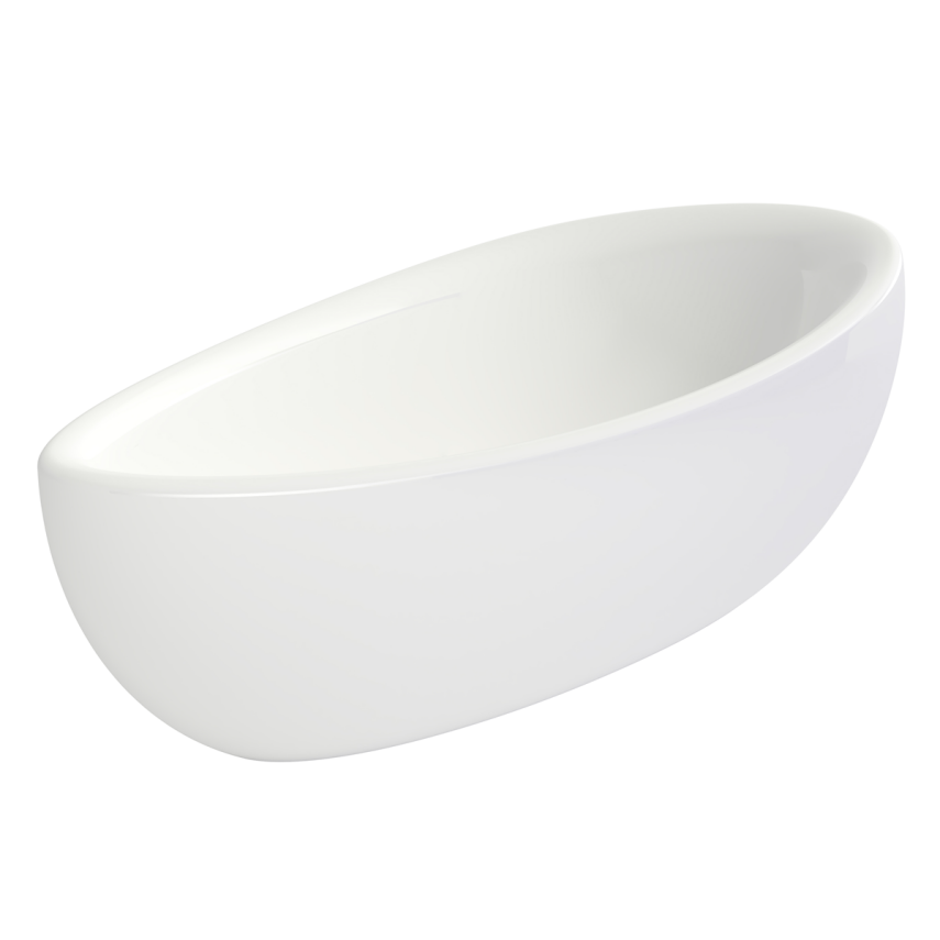 Bocchi Etna Parlak Beyaz Küvet 175x97 cm - Bocchi