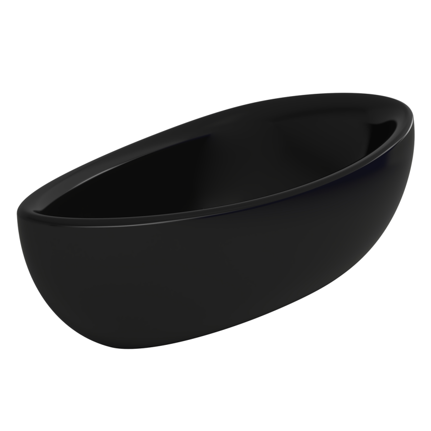 Bocchi Etna Parlak Siyah Küvet 175x97 cm - Bocchi