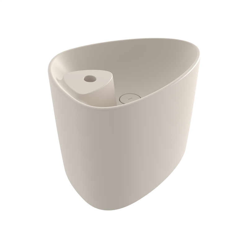 Bocchi Etna Tezgah Üstü Monoblok Lavabo 58 cm Batarya Banklı Mat Yasemin - Bocchi (1)