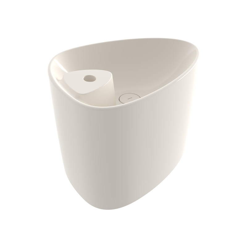 Bocchi Etna Tezgah Üstü Monoblok Lavabo 58 cm Batarya Banklı Parlak Bisküvi - Bocchi (1)