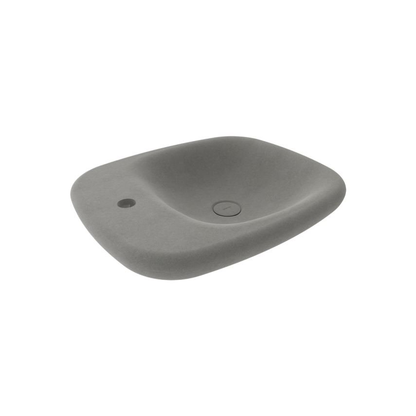 Bocchi Fenice 54 cm Çanak Lavabo Mat Beton - Bocchi