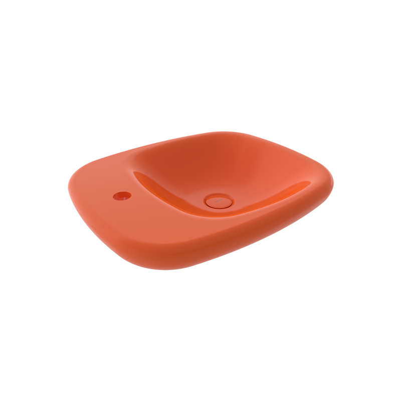 Bocchi Fenice 54 cm Çanak Lavabo Parlak Turuncu - Bocchi (1)