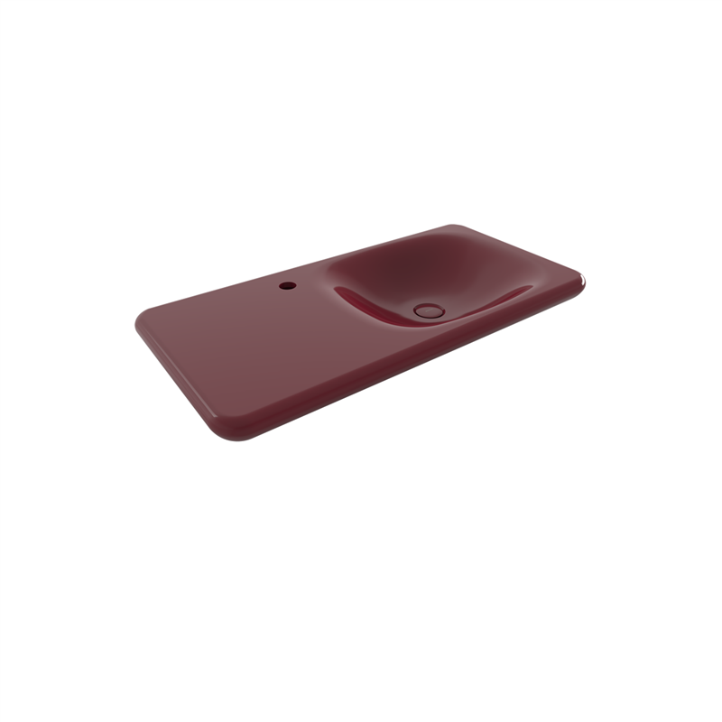 Bocchi Fenice 90 cm Etajerli Lavabo P.Burgonya Bordosu - Bocchi (1)
