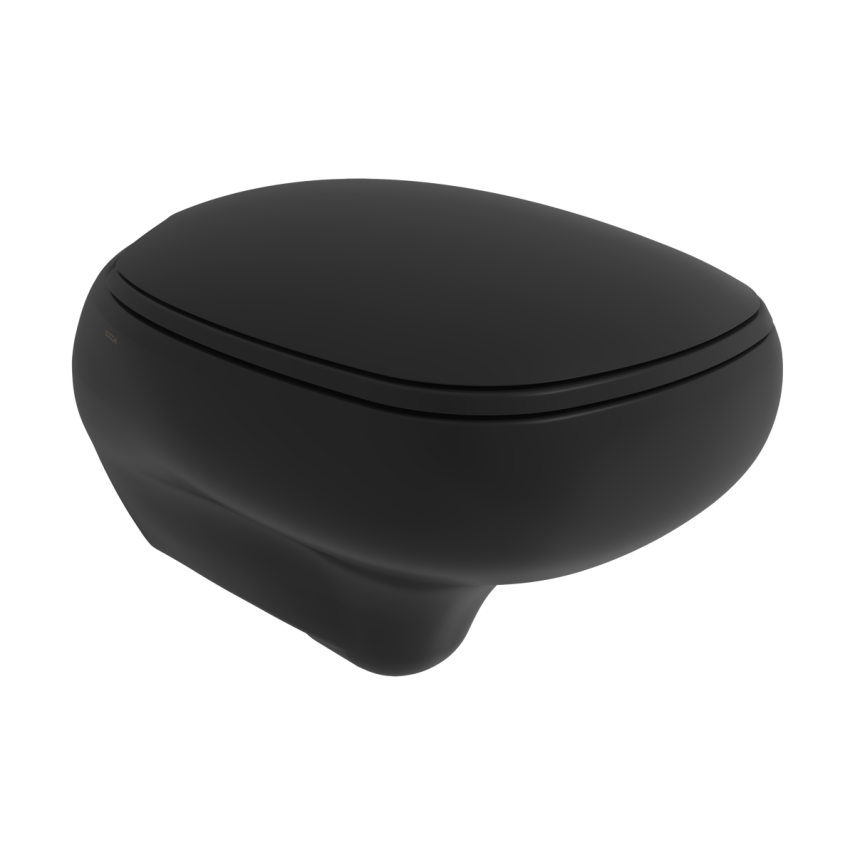 Bocchi Fenice Asma Klozet 53 cm Mat Siyah (Klozet Kapağı Hariçtir) - Bocchi