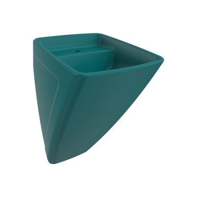Bocchi Firenze Asma Monoblok Lavabo Mat Petrol Mavisi - 3