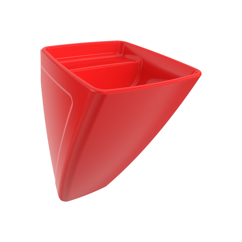 Bocchi Firenze Asma Monoblok Lavabo Parlak Kırmızı - Bocchi (1)