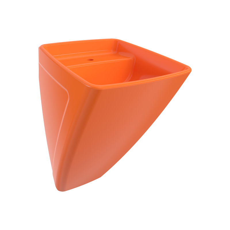 Bocchi Firenze Asma Monoblok Lavabo Parlak Turuncu - Bocchi (1)