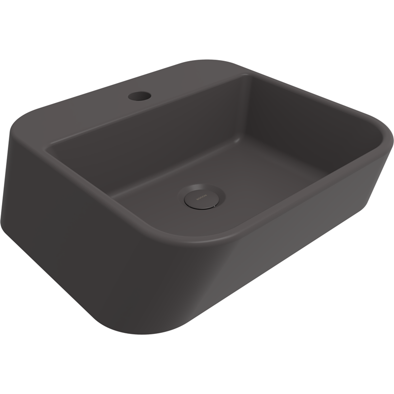Bocchi Firenze Çanak Lavabo 50 cm Mat Antrasit - Bocchi (1)