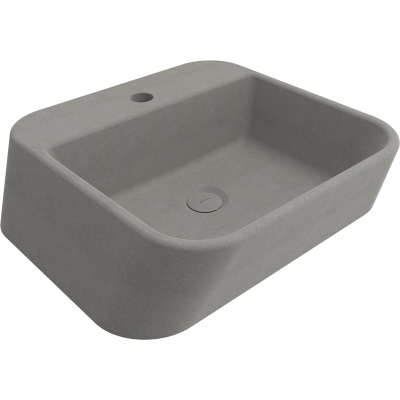 Bocchi Firenze Çanak Lavabo 50 cm Mat Beton - 3