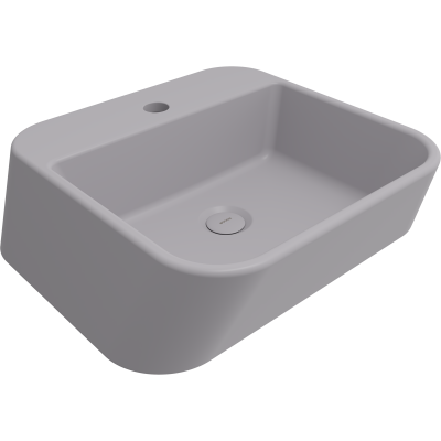 Bocchi Firenze Çanak Lavabo 50 cm Mat Gri - 1