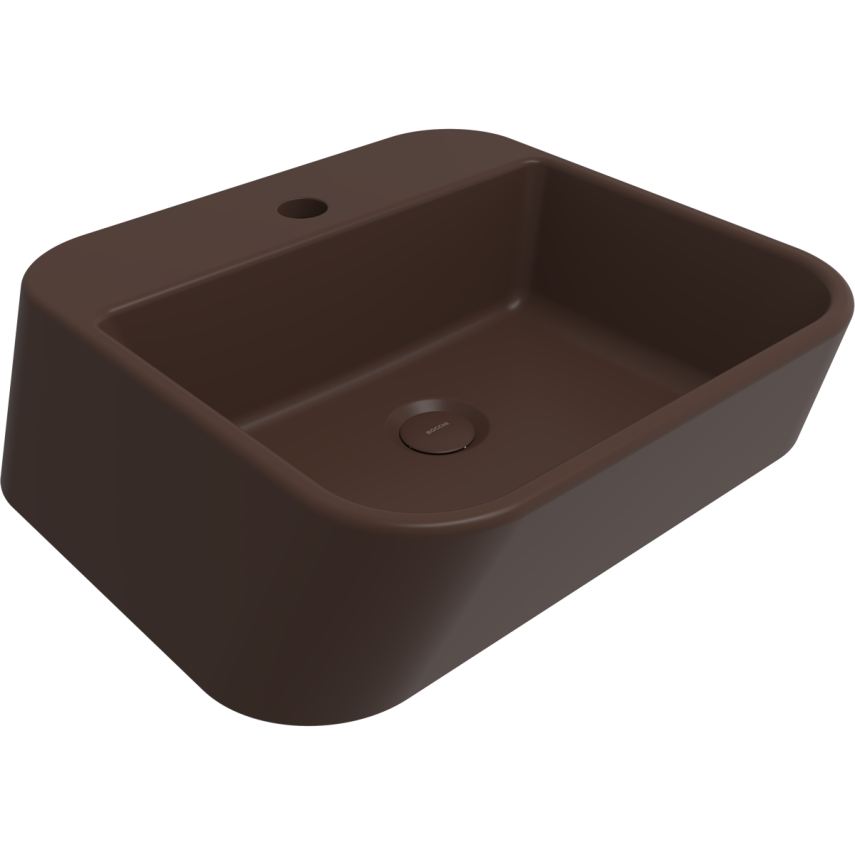 Bocchi Firenze Çanak Lavabo 50 cm Mat Kahve - Bocchi
