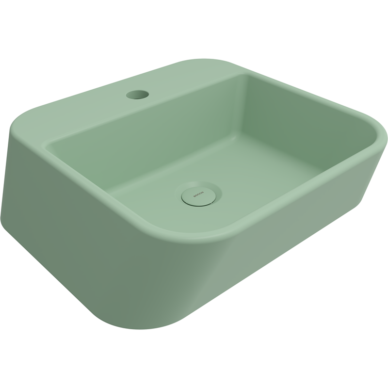 Bocchi Firenze Çanak Lavabo 50 cm Mat Mint Yeşil - Bocchi (1)