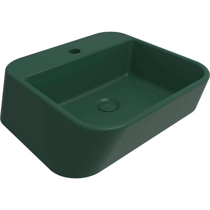 Bocchi Firenze Çanak Lavabo 50 cm Mat Yeşil - Bocchi (1)