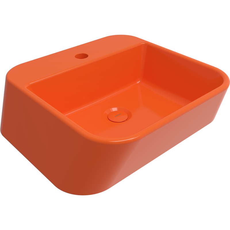 Bocchi Firenze Çanak Lavabo 50 cm Parlak Turuncu - Bocchi (1)