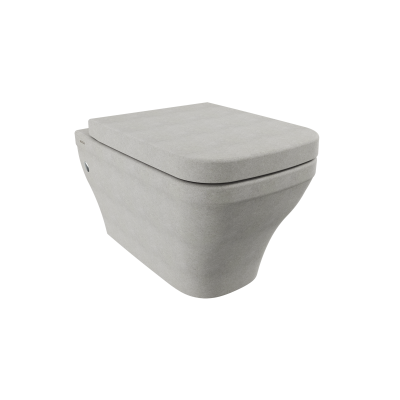 Bocchi Firenze Rimless Asma Klozet, Mat Beton (Klozet Kapağı Hariçtir) - 1