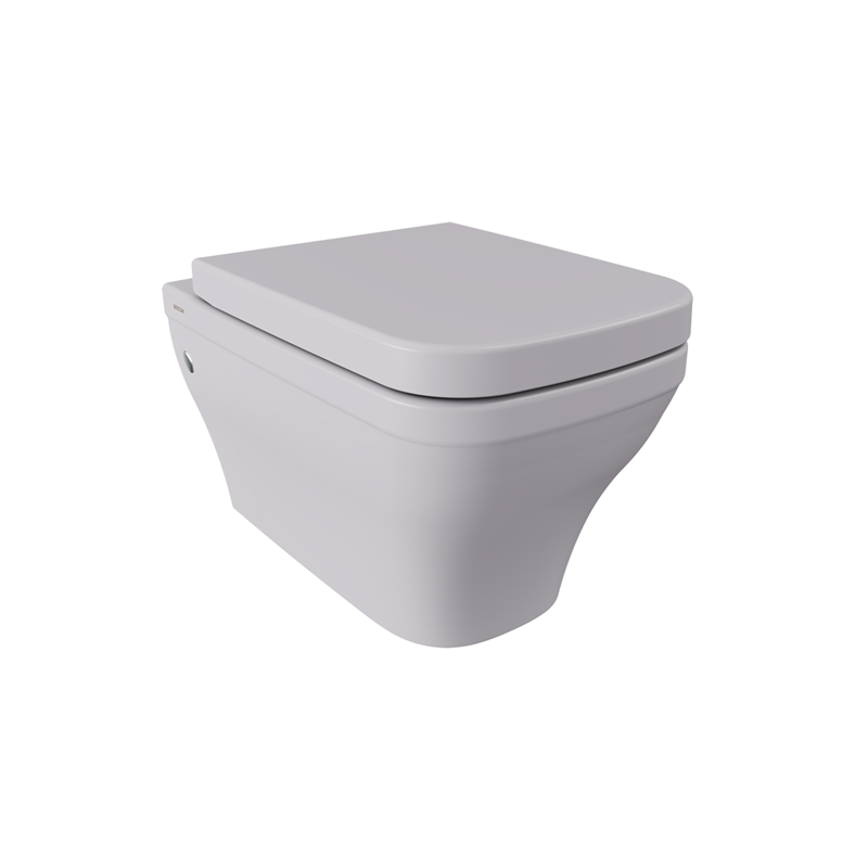 Bocchi Firenze Rimless Asma Klozet, Mat Gri (Klozet Kapağı Hariçtir) - Bocchi (1)