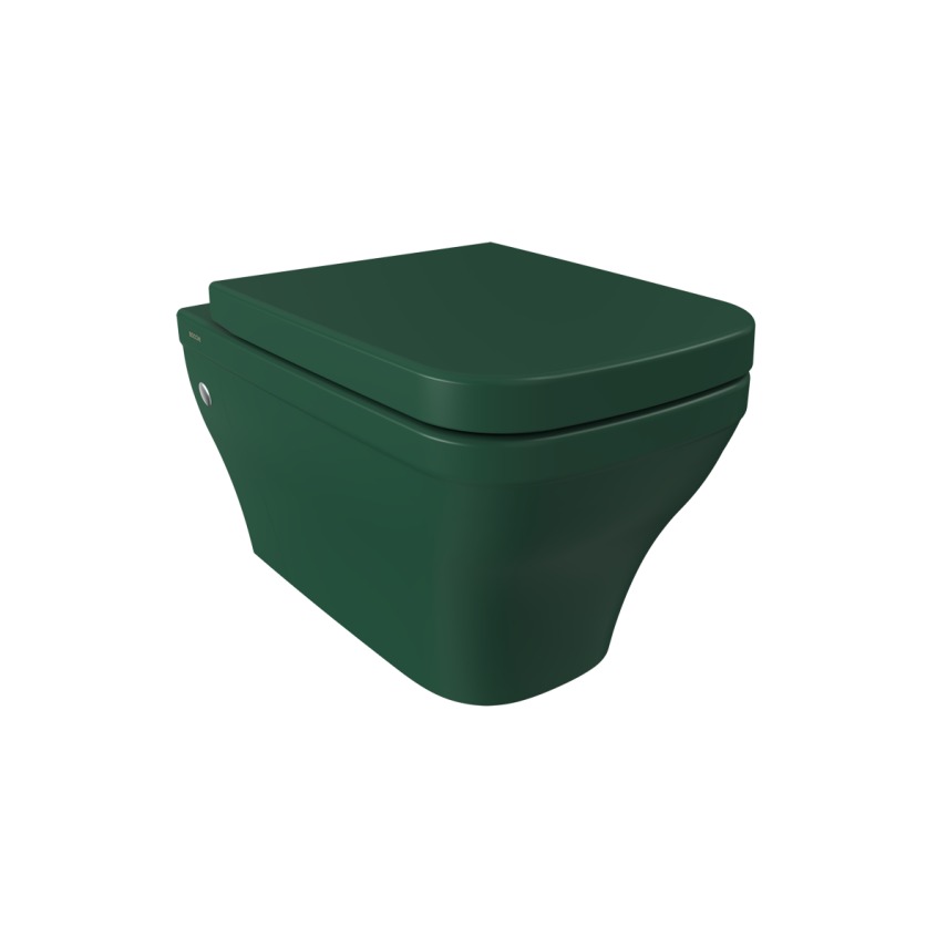 Bocchi Firenze Rimless Asma Klozet, Mat Yeşil (Klozet Kapağı Hariçtir) - Bocchi