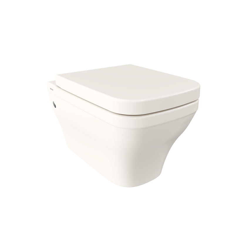 Bocchi Firenze Rimless Asma Klozet, Parlak Bisküvi (Klozet Kapağı Hariçtir) - Bocchi