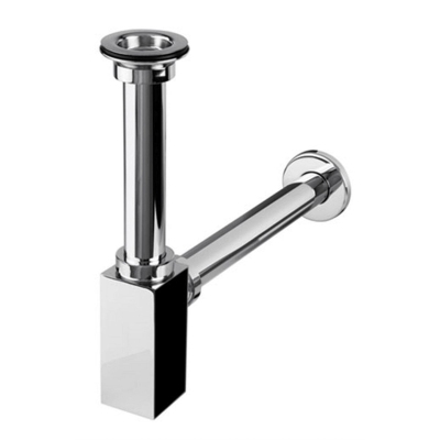 Bocchi Lavabo Sifonu Kare Pirinç Krom - 2