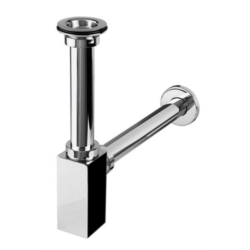 Bocchi Lavabo Sifonu Kare Pirinç Krom - Bocchi (1)