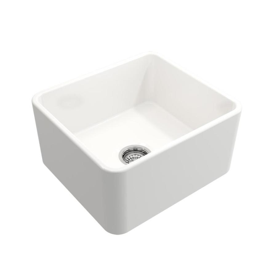 Bocchi Lavello 50 cm Mutfak Eviyesi Parlak Beyaz - Bocchi