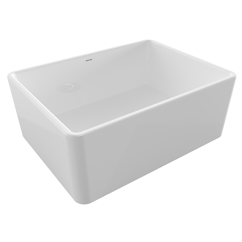 Bocchi Lavello 60 cm Mutfak Eviyesi Parlak Beyaz - Bocchi