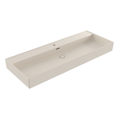 Bocchi Milano 120 cm Mat Yasemin Tezgah Üstü Lavabo - 3