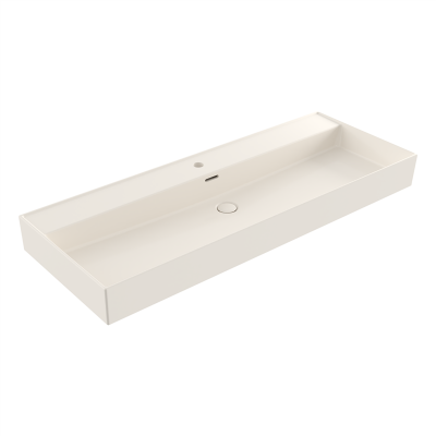 Bocchi Milano 120 cm Parlak Bisküvi Tezgah Üstü Lavabo - 2
