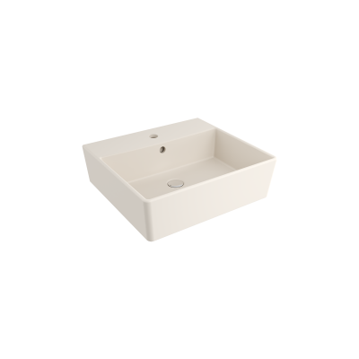 Bocchi Milano 50 cm Çanak Lavabo Batarya Delikli Mat Yasemin - 1