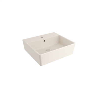 Bocchi Milano 50 cm Çanak Lavabo Batarya Delikli Mat Yasemin - 3