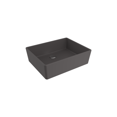 Bocchi Milano 50 cm Çanak Lavabo Mat Antrasit - 1