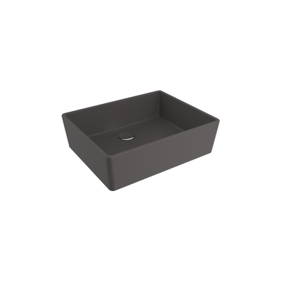 Bocchi Milano 50 cm Çanak Lavabo Mat Antrasit - 2