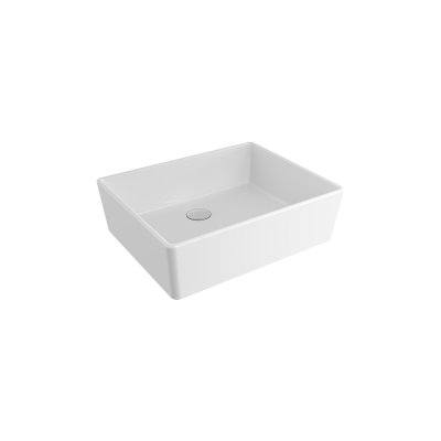 Bocchi Milano 50 cm Çanak Lavabo Parlak Beyaz - 2