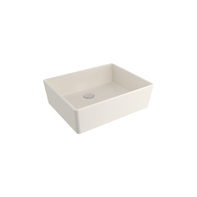 Bocchi Milano 50 cm Çanak Lavabo Parlak Bisküvi - 2