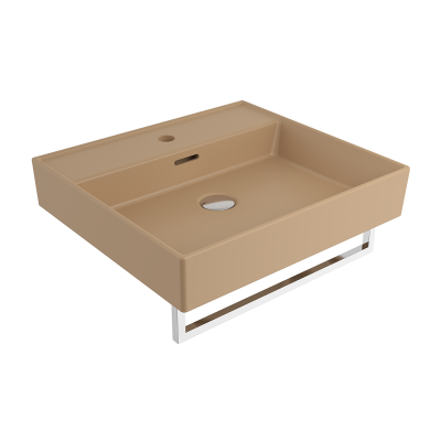 Bocchi Milano 50 cm Lavabo Batarya Delikli Mat Kaşmir - 2