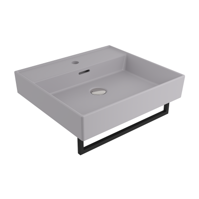 Bocchi Milano 50 cm Lavabo Mat Gri - 3