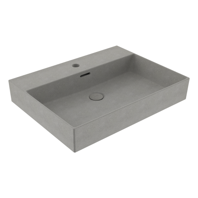 Bocchi Milano 60 cm Çanak Lavabo Mat Beton - 3