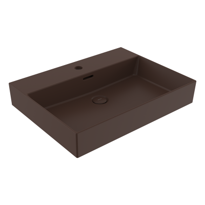 Bocchi Milano 60 cm Çanak Lavabo Mat Kahve - 3