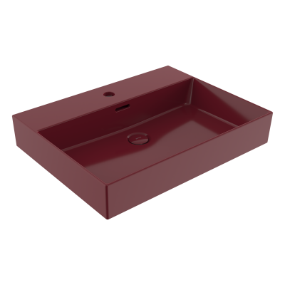 Bocchi Milano 60 cm Çanak Lavabo Mat Petrol Mavisi - 1
