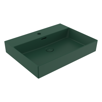 Bocchi Milano 60 cm Çanak Lavabo Mat Yeşil - 2