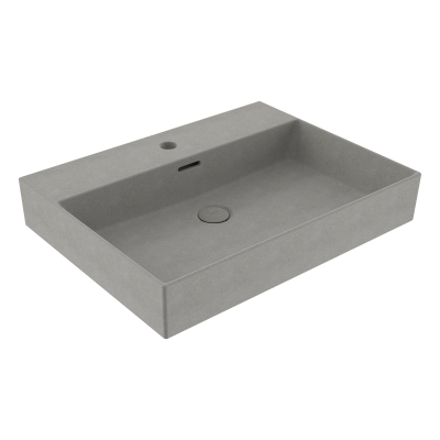 Bocchi Milano 80 cm Çanak Lavabo Mat Beton - 1