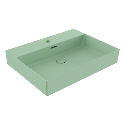 Bocchi Milano 80 cm Çanak Lavabo Mat Mint Yeşil - 1
