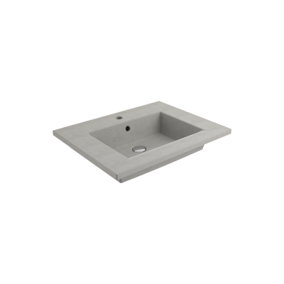 Bocchi Milano Etajerli Lavabo 60 cm Mat Beton - 3