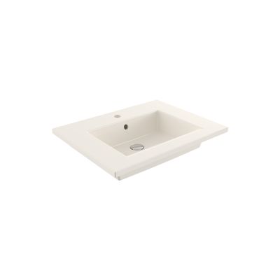 Bocchi Milano Etajerli Lavabo 60 cm Parlak Bisküvi - 2