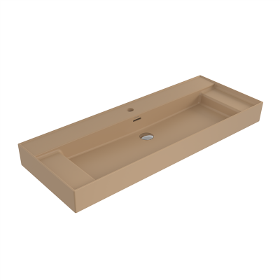 Bocchi Milano Sağdan Etajerli Lavabo 120 cm Mat Kaşmir - 3