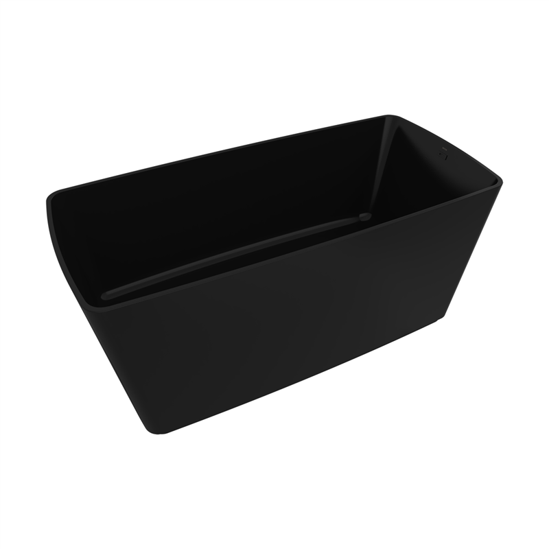 Bocchi Modena Parlak Siyah Küvet 184x87 cm - Bocchi