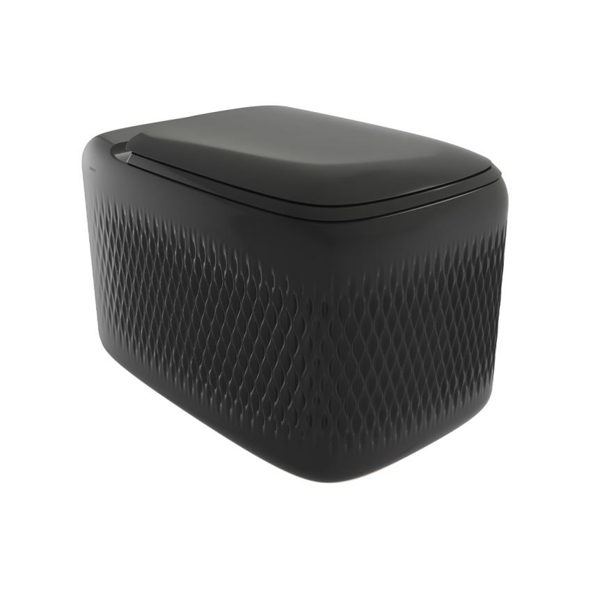 Bocchi New Age Asma Rimless Klozet Parlak Siyah (Klozet Kapağı Hariçtir) - Bocchi